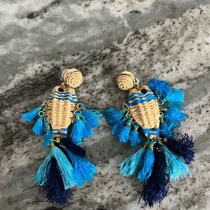 Lily Pulitzer Fish earrings with dust bag